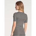 Calida True Confidence t-shirt i ullsilke Platin Mel&eacute;