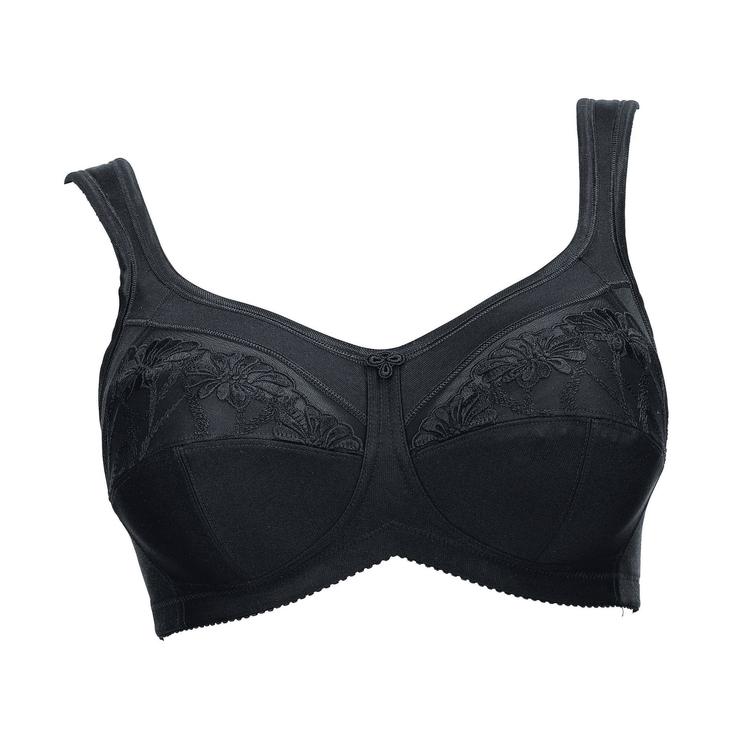 Safina бюстгальтер без косточек после мастэктомии Black