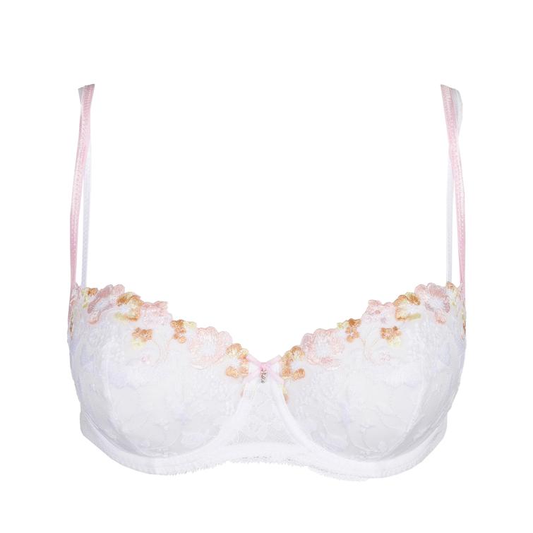 Marie Jo LIZELOT balcony bra with vertical seam White