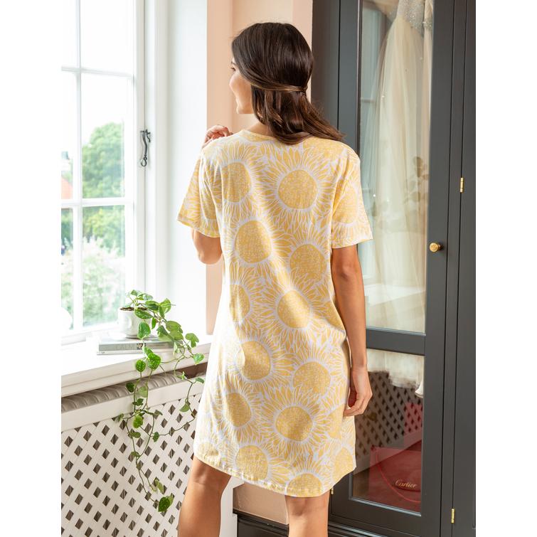 Trof&eacute; bomullsnattlinne Gul