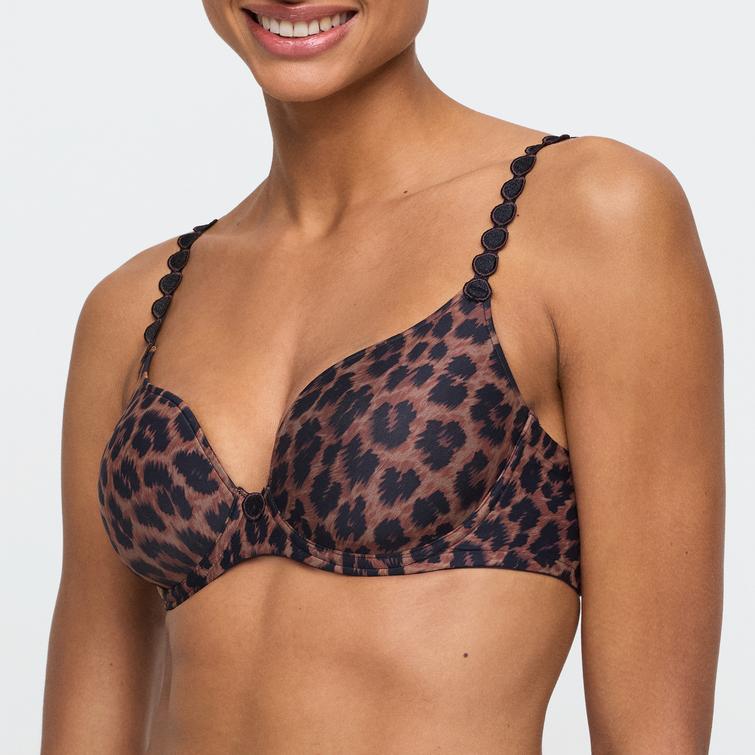Marie Jo TOM padded heart shape bra Fauve