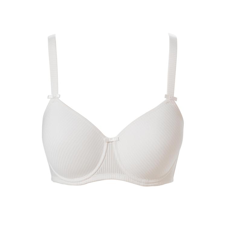 Trof&eacute; Sanna Stripe topattu rintaliivi Ivory