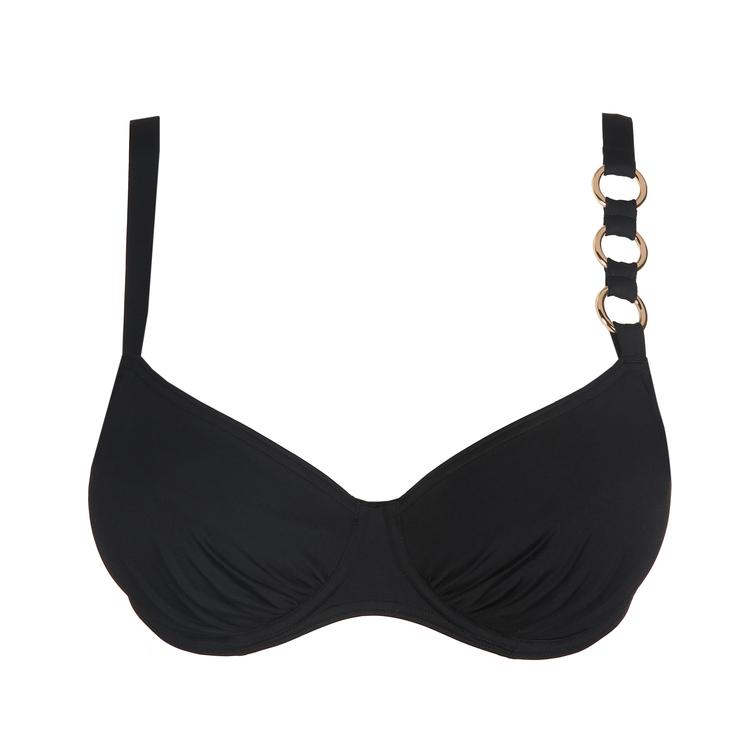 PrimaDonna Swim DAMIETTA full cup bikini top Black