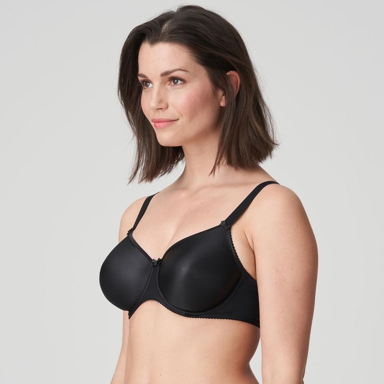 SATIN t&auml;yskuppinen rintaliivi Musta