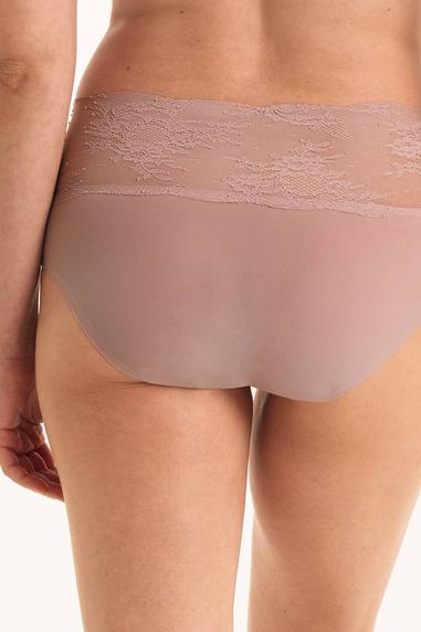 Anita Essential Lace full brief Rosewood