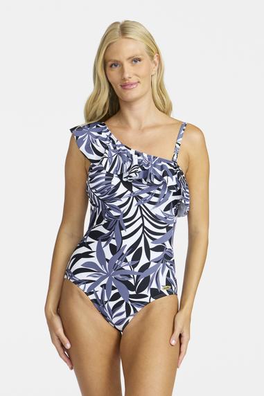 Damella Teresa swimsuit Black-Blue-White