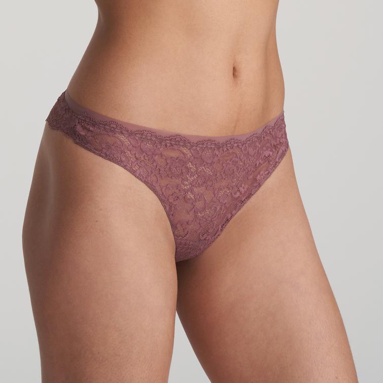 Marie Jo COLOR STUDIO LACE thong Satin taupe