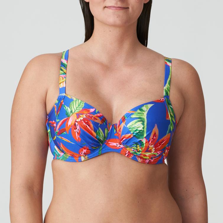 PrimaDonna Swim LATAKIA full cup bikini top Tropical Rainforest
