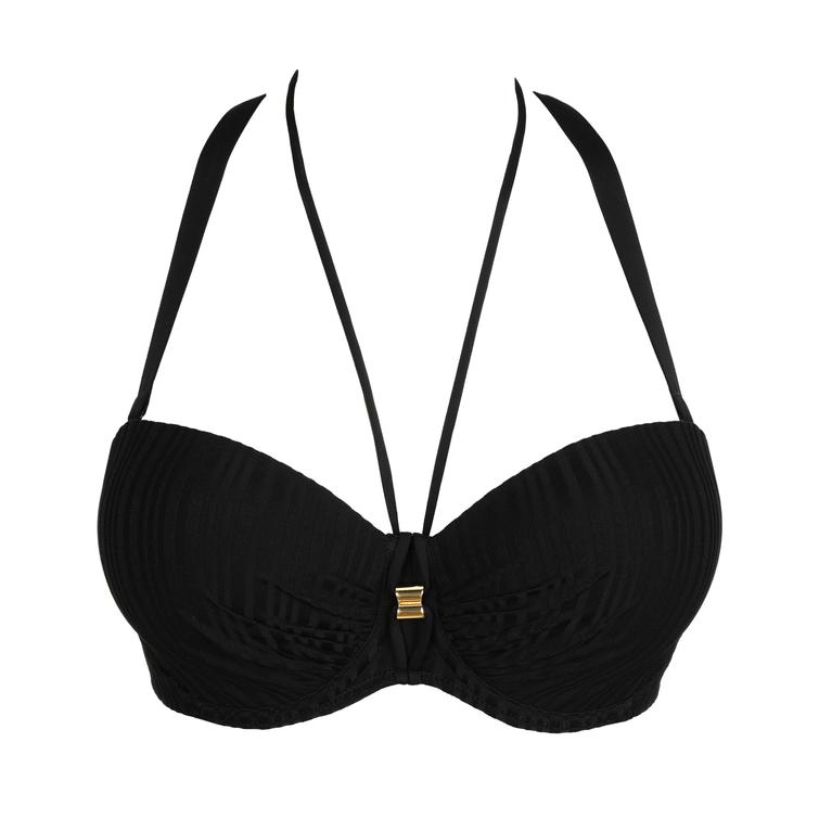 PrimaDonna Swim KIRUNA padded strapless bikini top Black