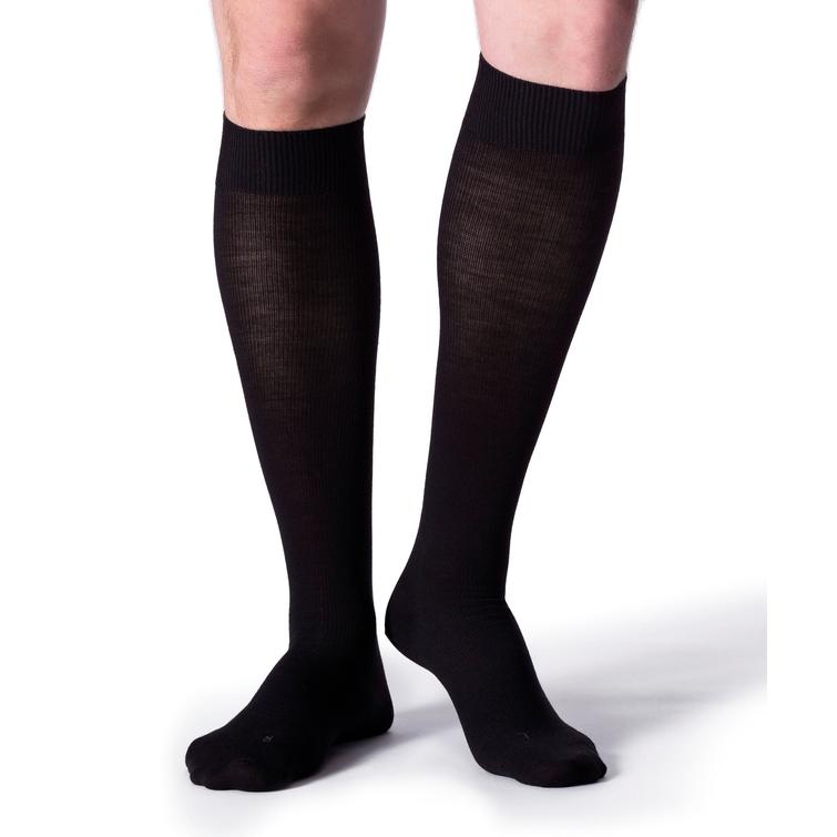 Men's Energizing Wool Knee-High Socks Black