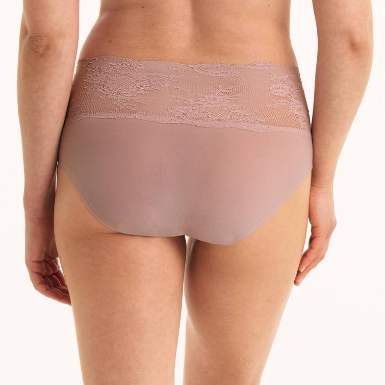 Anita Essential Lace full brief Rosewood