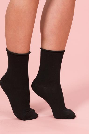 Bamboo Loose Fit -sukat Musta