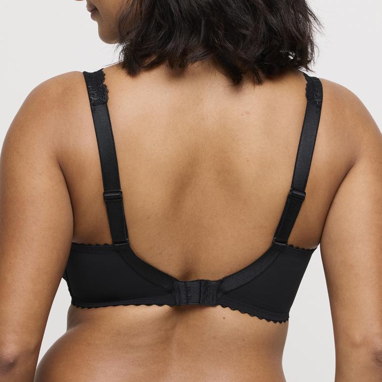 PrimaDonna SHIMLA balconette-rintaliivi pystysaumalla Musta