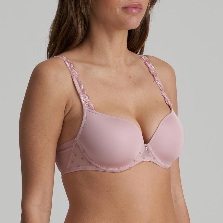 Marie Jo AGNES topattu pisaramallinen rintaliivi Vintage Pink