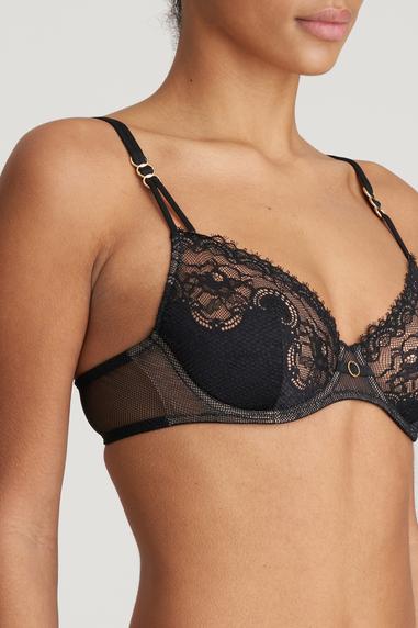 Marie Jo JUNOO kaarituellinen rintaliivi Musta