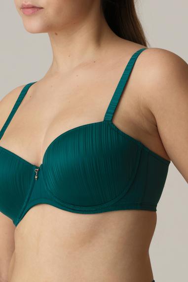 Primadonna Twist KNOKKE padded balcony bra Jasper Green