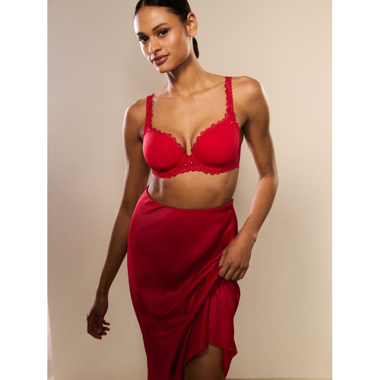 Marie Jo JANE heartshaped bra True Red