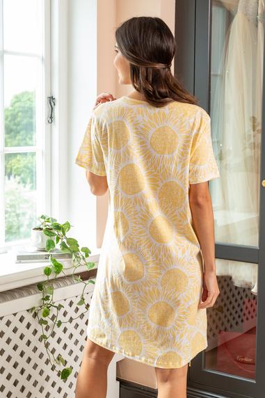 Trofé cotton nightshirt Yellow