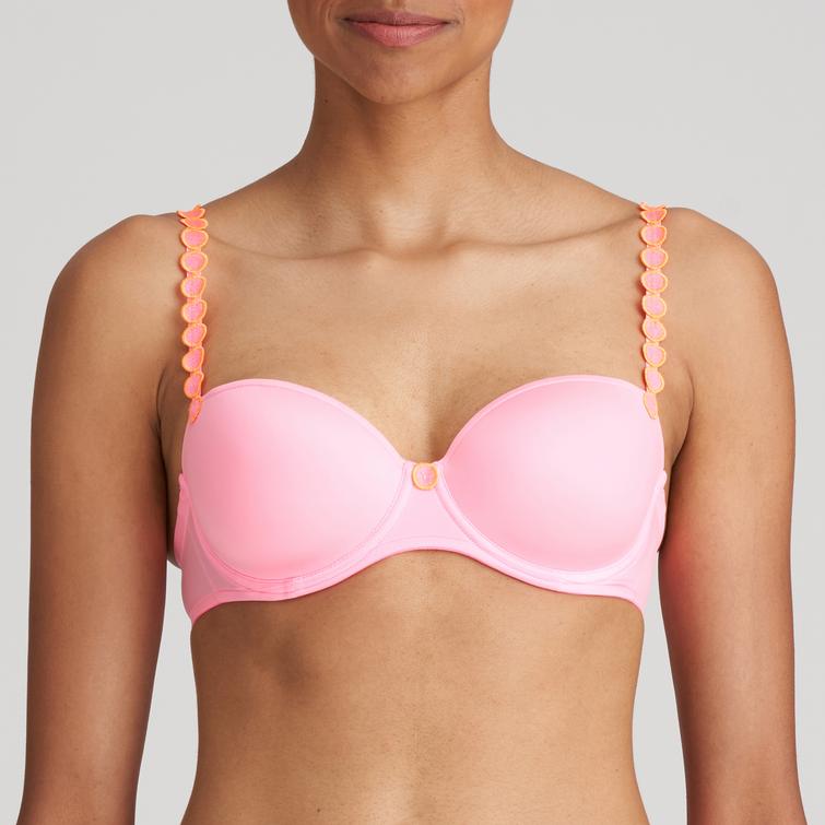 Marie Jo TOM padded balcony bra Happy Pink