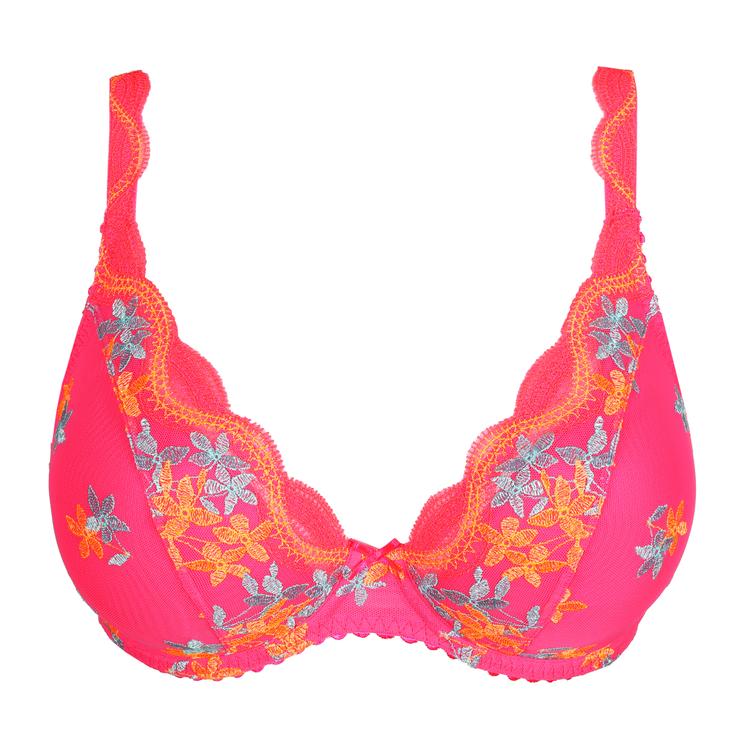 PrimaDonna CALA LUNA puolitopattu plunge-rintaliivi Blogger Pink