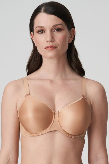 Satin bh med fullkupa Cognac