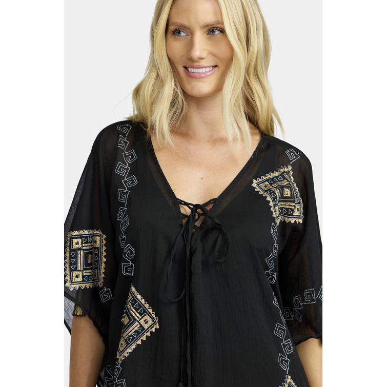 Damella rantatunika Black/Gold