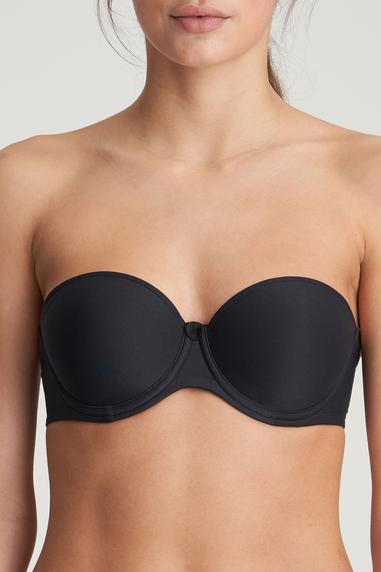 Marie Jo TOM topattu olkaimeton rintaliivi Charcoal