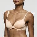 Marie Jo TOM padded heart shape bra Peach Whisper