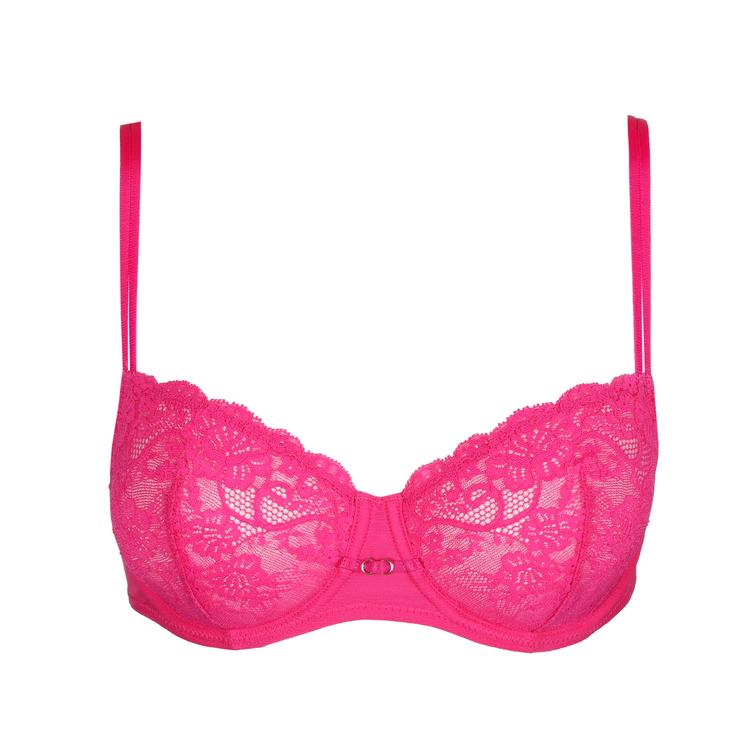 Marie Jo MELIPHA balcony bra with vertical seam Very Berry