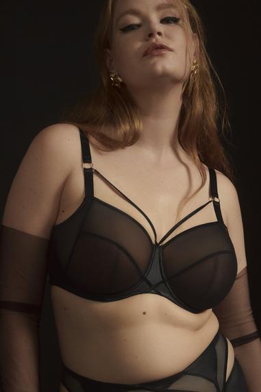 PrimaDonna Twist ZIPOLITE t&auml;yskuppinen rintaliivi Musta