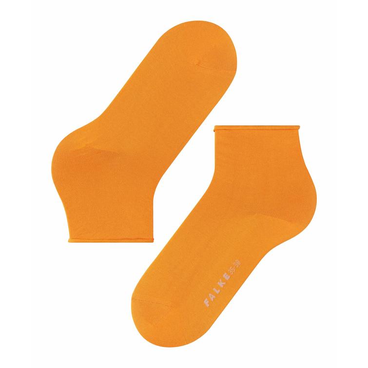 Falke Cotton Touch хлопковые носки горчичного цвета