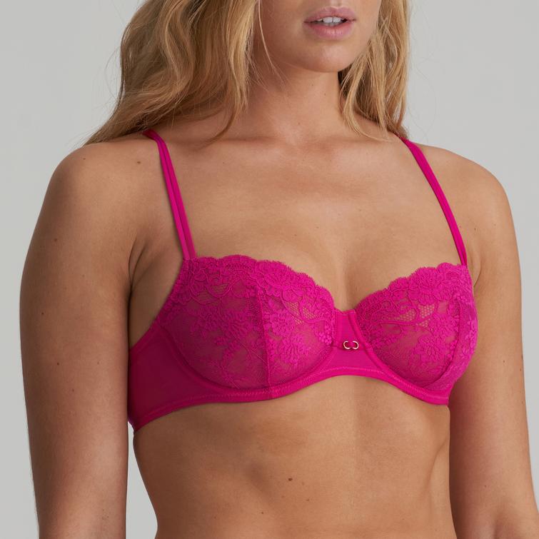 Marie Jo MELIPHA balcony bra with vertical seam Very Berry