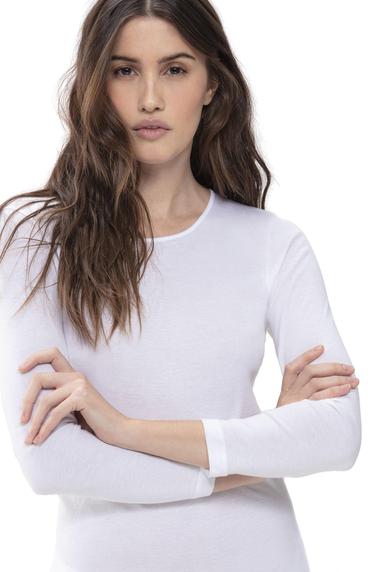 Mey Noblesse pitk&auml;hihainen aluspaita Valkoinen