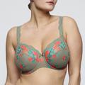 CALA LUNA botanique full cup bra, green