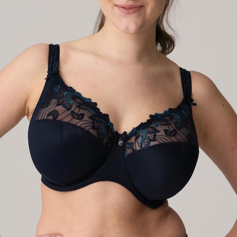 PrimaDonna DEAUVILLE full cup wire bra I-K cups Velvet Blue