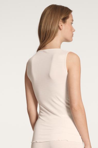 Calida True Confidence topp i ullsilke Light Ivory