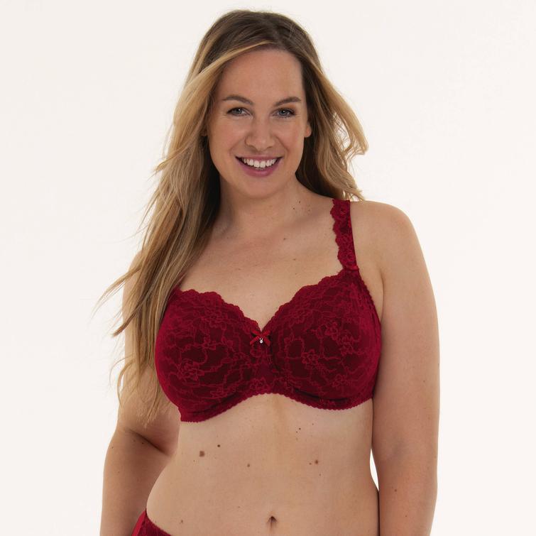 Anita Rosa Faia Bobette full cup bra F-J cups Ruby
