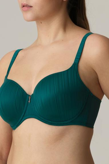 Primadonna Twist KNOKKE padded heartshaped bra Jasper Green