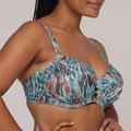 RIYAD padded balcony bikini top Turquoise Seas