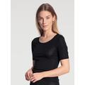 Calida True Confidence t-shirt i ullsilke Svart