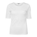 Lady Avenue Pure Silk t-shirt Naturvit