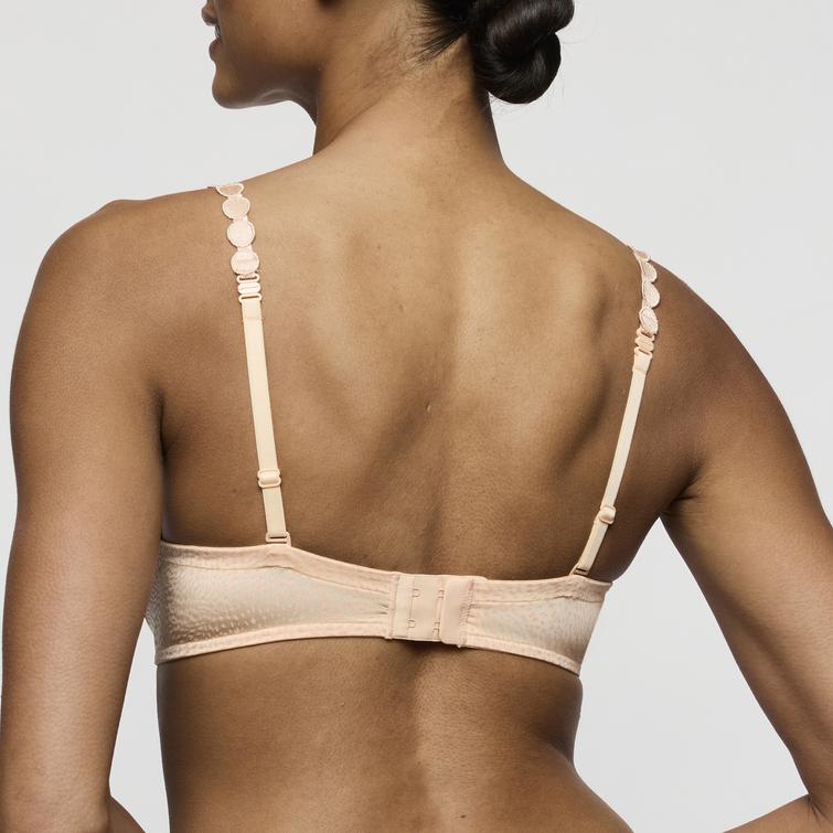 Marie Jo TOM padded heart shape bra Peach Whisper