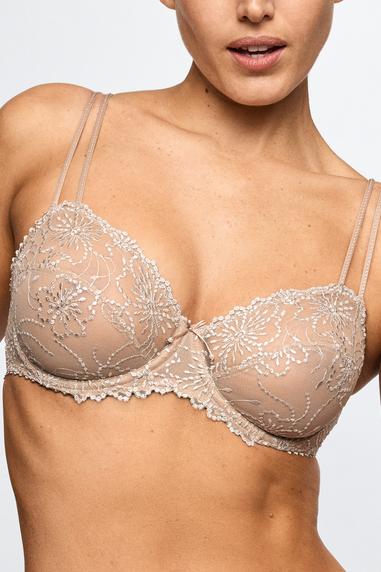 Marie Jo JANE balcony bra with horizontal seam Sand