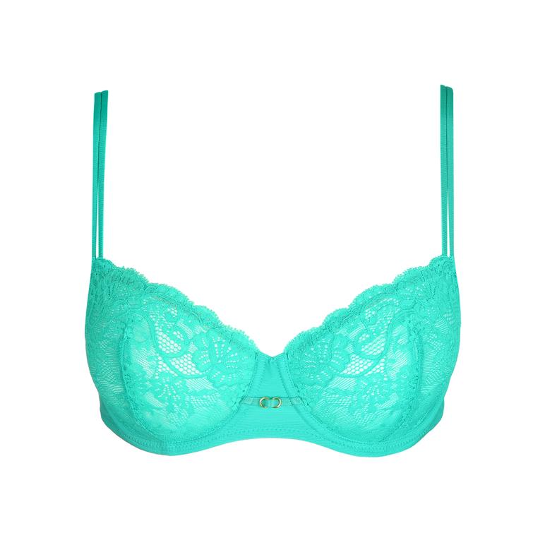 Marie Jo MELIPHA balcony bra with vertical seam Vivid Green