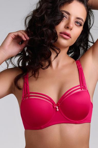 Marlies Dekkers Dame De Paris balconette-rintaliivi Azalea Red