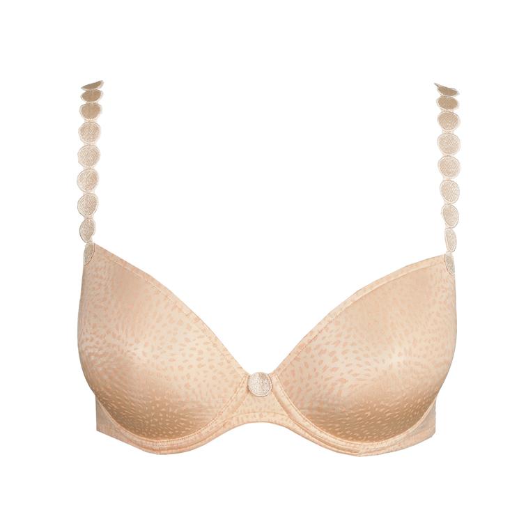 Marie Jo TOM padded plunge bra Peach Whisper