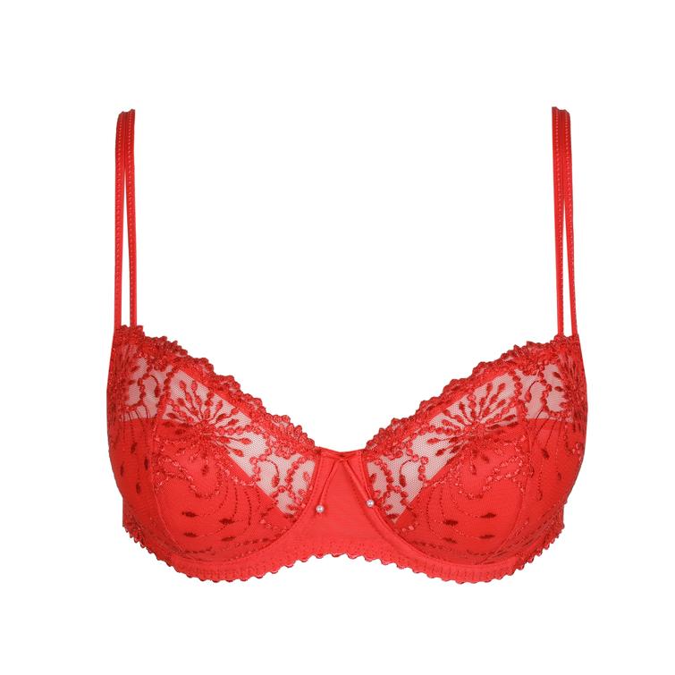 Marie Jo JANE halvvadderad balconette-bh True Red