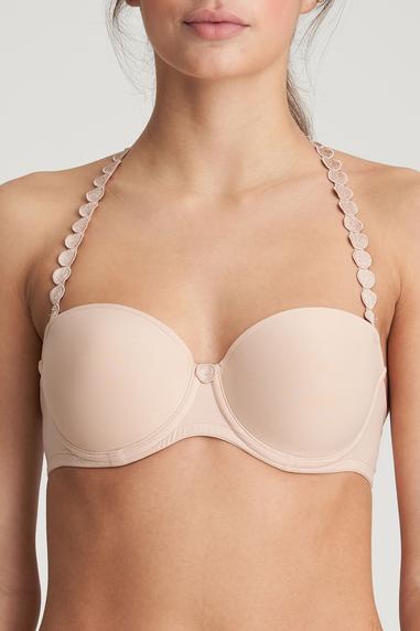 Marie Jo TOM topattu olkaimeton rintaliivi Caffe Latte