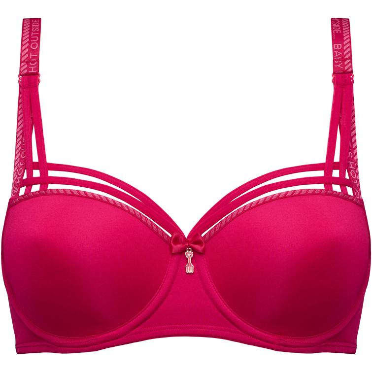 Marlies Dekkers Dame De Paris balconette-rintaliivi Azalea Red