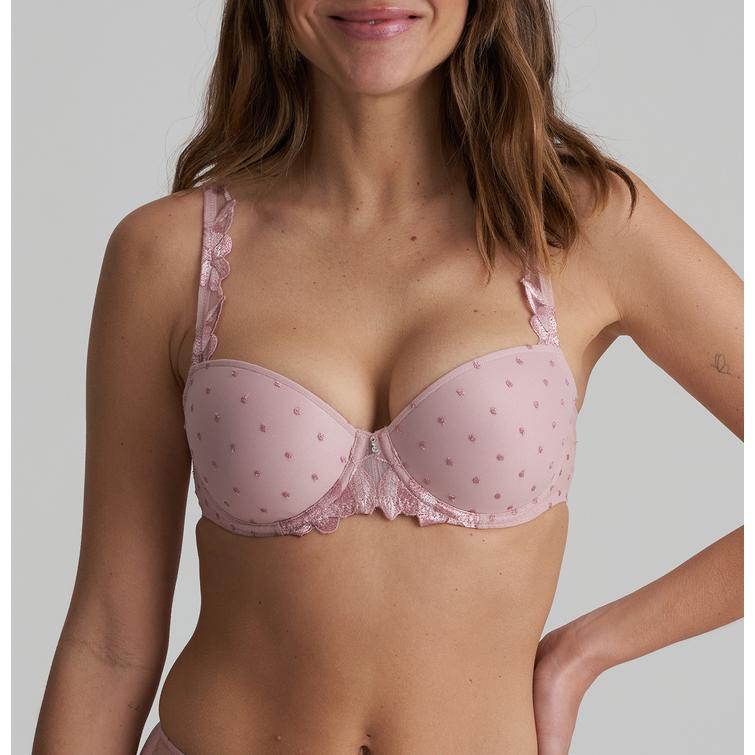Marie Jo AGNES padded balcony bra Vintage Pink
